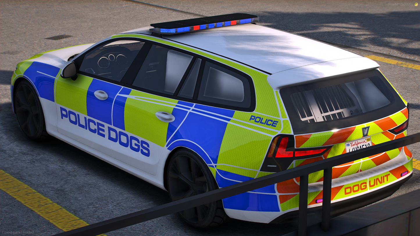 Vulcar Strafe R Police Dog Unit NON-ELS