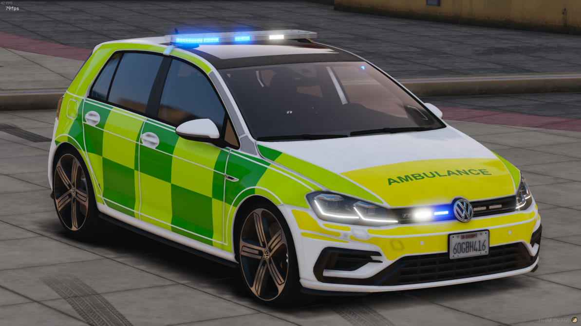 VW Golf R Ambulance NON-ELS