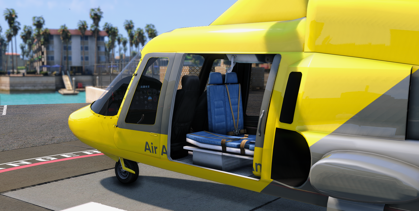Buckingham Swift  Air Ambulance (Livery and Template Provided)