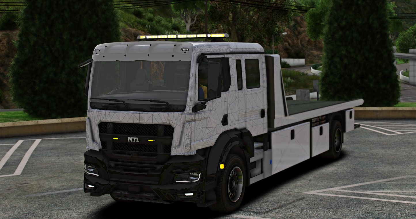 MTL LTG Crew Cab Flatbed STATIC ELS (Template Provided)
