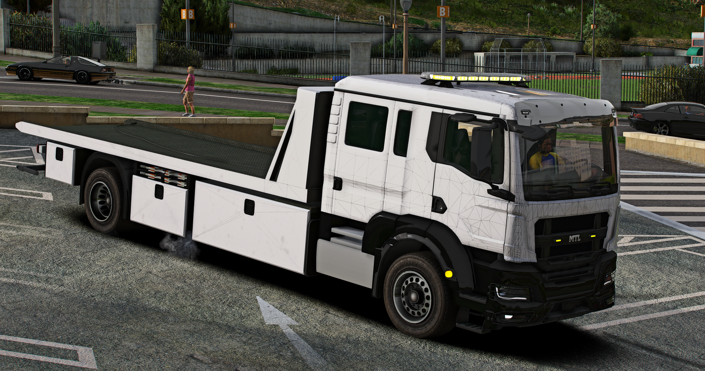 MTL LTG Crew Cab Flatbed STATIC ELS (Template Provided)