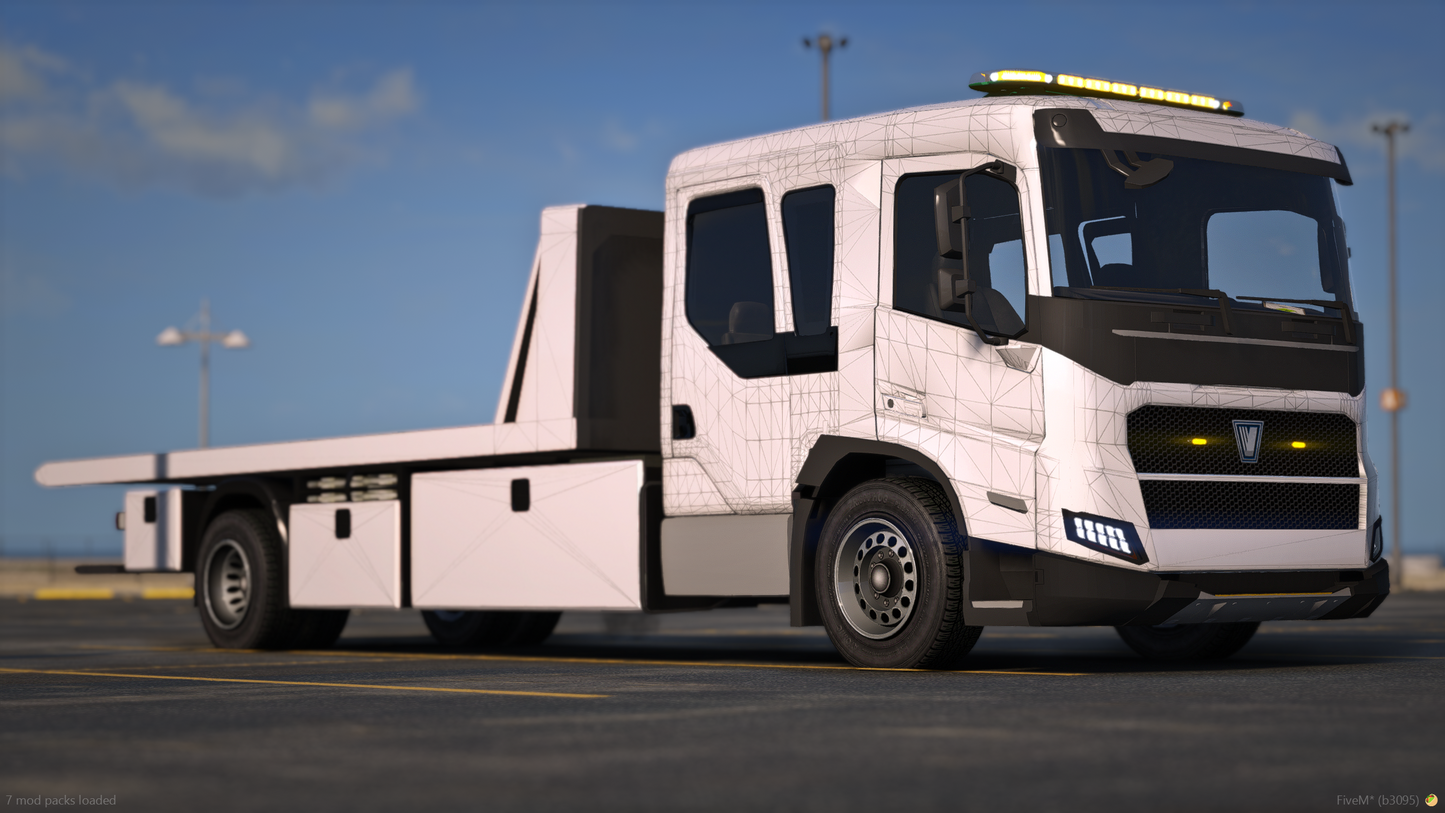 Vulcar FML Crew Cab Flatbed NON-ELS WB (Template Provided)