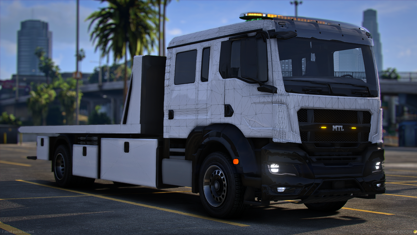MTL LTG Crew Cab Flatbed WB ELS (Template Provided)