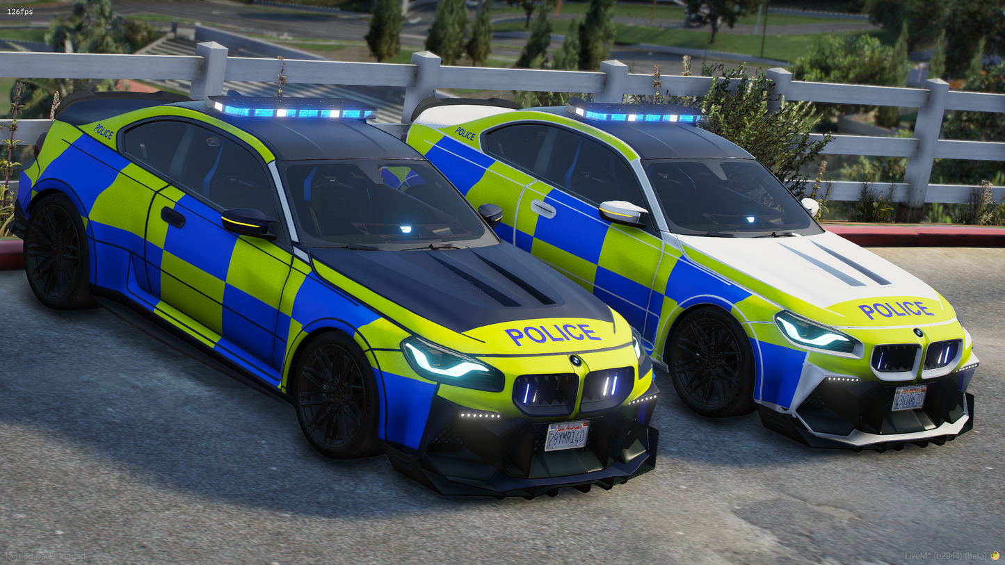 BMW M2 G87 Widebody Marked and Unmarked