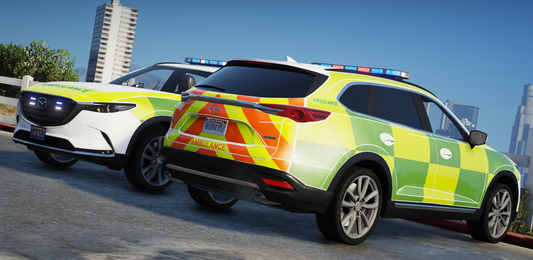 Mazda CX9 Marked and Ambulance