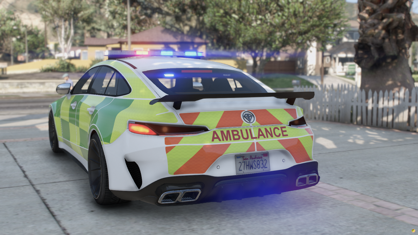 Benefactor Schlagen GT4 Ambulance ELS
