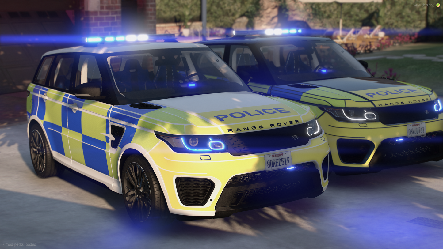 Range Rover SVR Marked