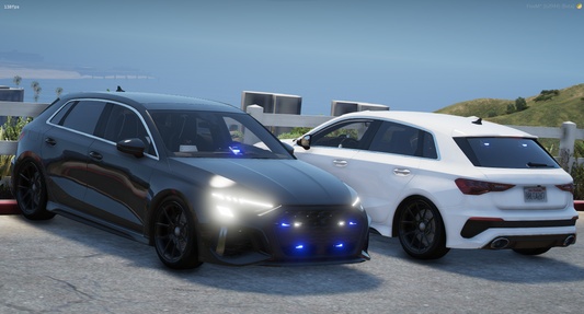 Audi RS3 Sport Back Unmarked [Debaged]